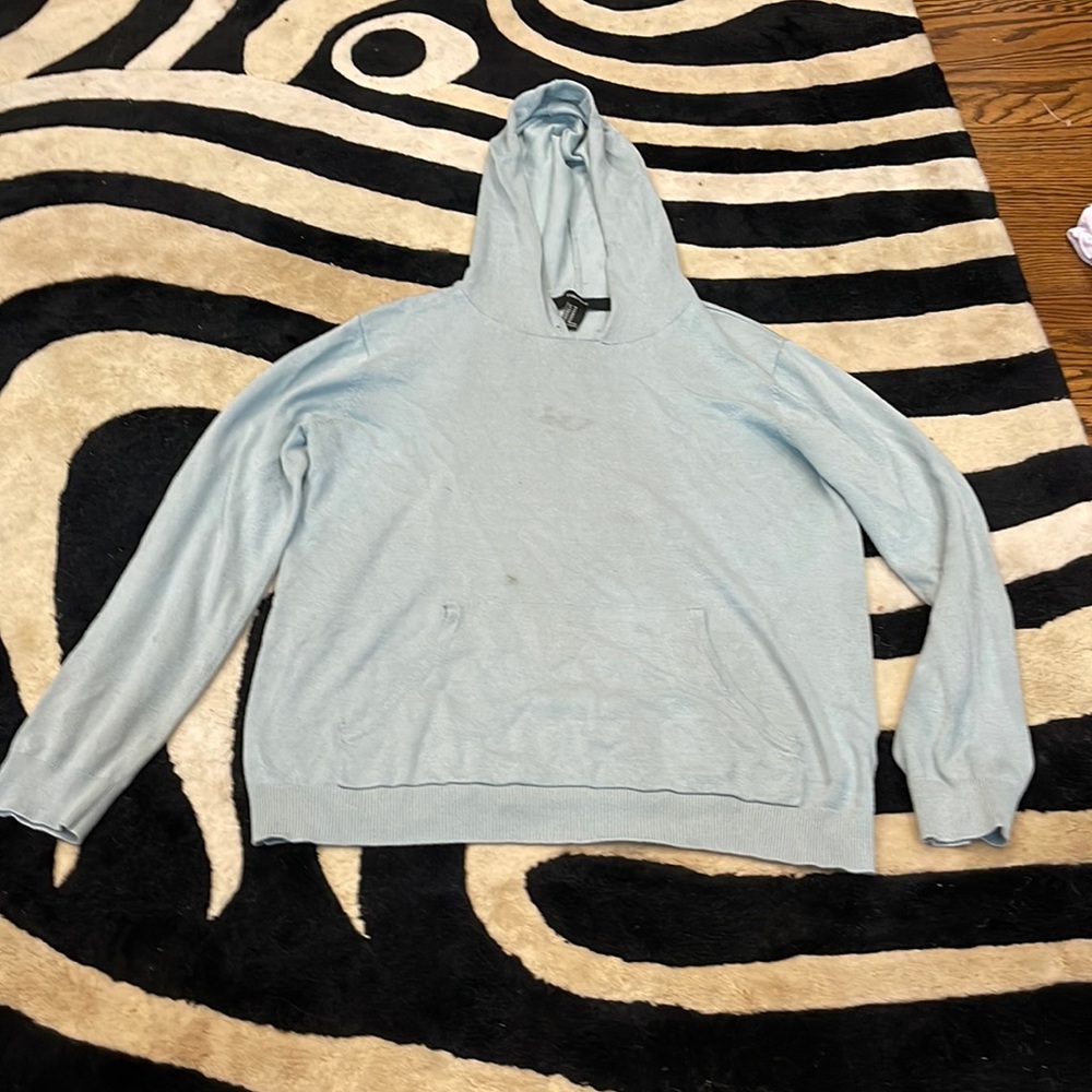 Forever 21 pastel blue hoodie. Size medium
